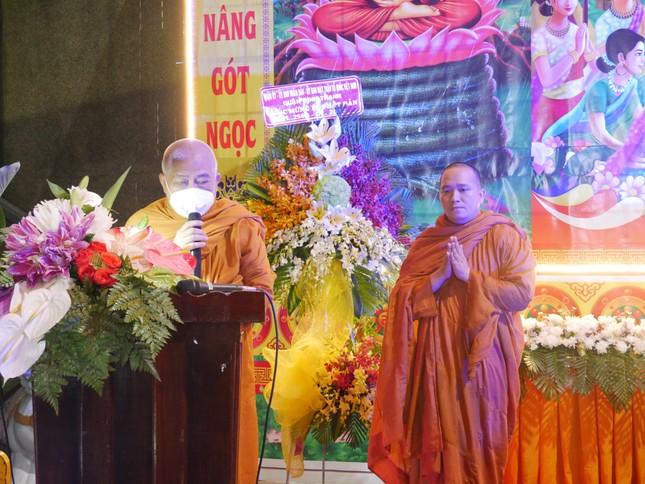 Hòa thượng Thích Giác Toàn phát biểu khai mạc
