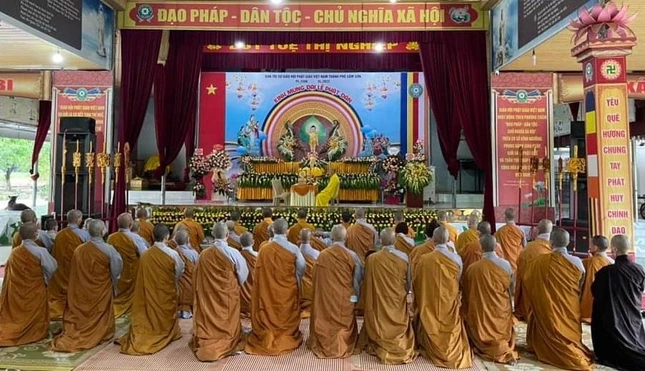 Trường hạ chùa Khải Nam có 37 hành giả Ni