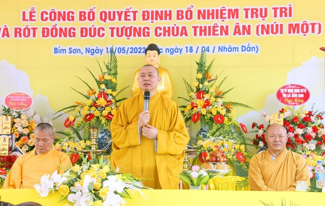 Thượng tọa Thích Tâm Đức ban đạo từ