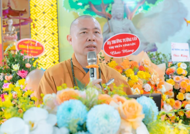 Thượng tọa Thích Tâm Đức sách tấn chư hành giả