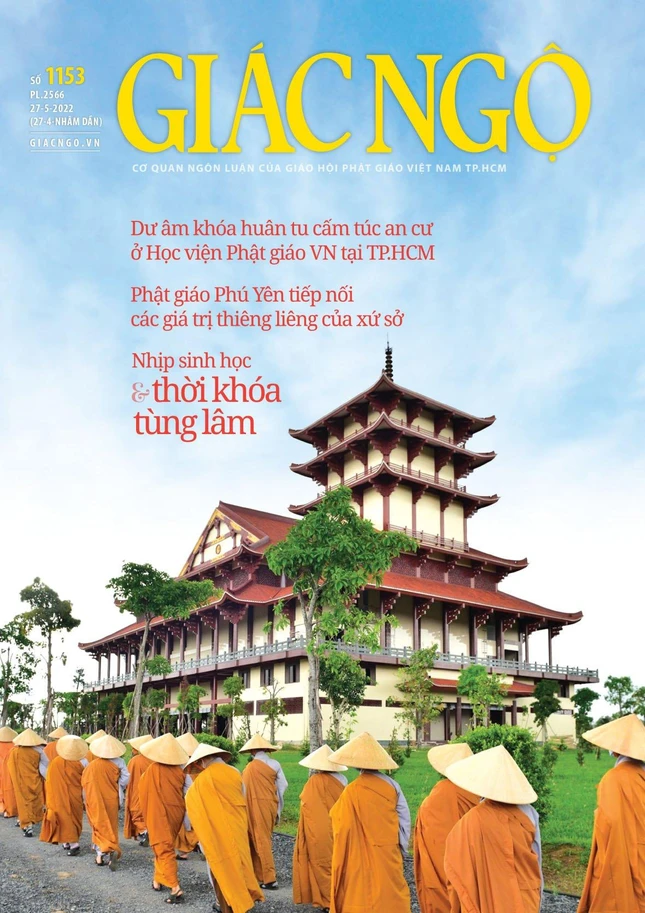 Bìa 1 báo Giác Ngộ số 1153 - Mỹ thuật: Tống Viết Diễn