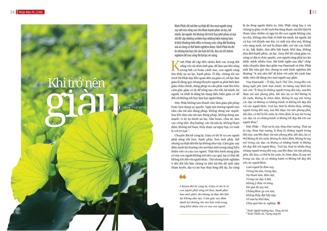 Bài trên Báo Giác Ngộ số 1150 - Thiết kế: Phòng Mỹ thuật BGN/Tống Viết Diễn