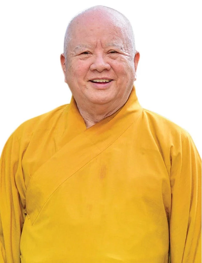 Hòa thượng Thích Thiện Minh, Trưởng ban Trị sự GHPGVN TP.Thủ Đức - Ảnh: Bảo Toàn