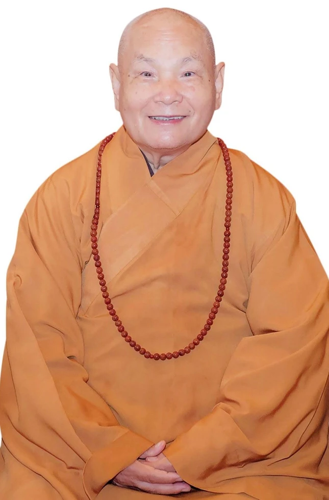 Hòa thượng Thích Thiện Nhơn, Chủ tịch Hội đồng Trị sự GHPGVN - Ảnh: Đăng Huy