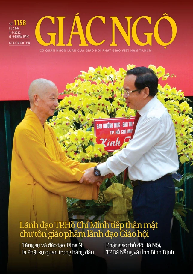 Bìa 1 báo Giác Ngộ số 1158 - Mỹ thuật: Tống Viết Diễn Bìa 1 báo Giác Ngộ số 1158 - Mỹ thuật: Tống Viết Diễn