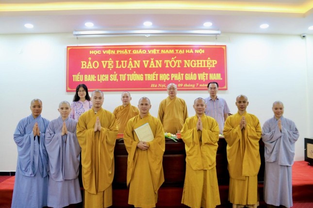 7 Tăng Ni sinh bảo vệ thành công luận văn tốt nghiệp ở Tiểu ban Lịch sử - Tư tưởng Triết học Phật giáo Việt Nam