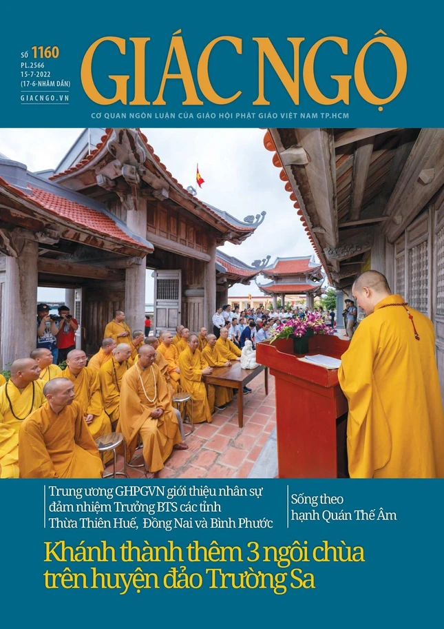 Bìa 1 báo Giác Ngộ số 1160 - Mỹ thuật: Tống Viết Diễn