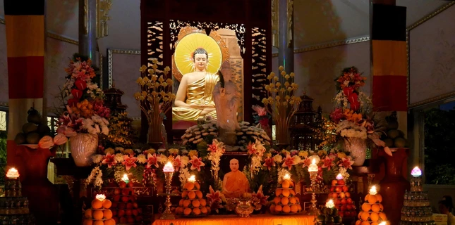 Di ảnh Đại lão Hòa thượng Thích Giác Nhiên