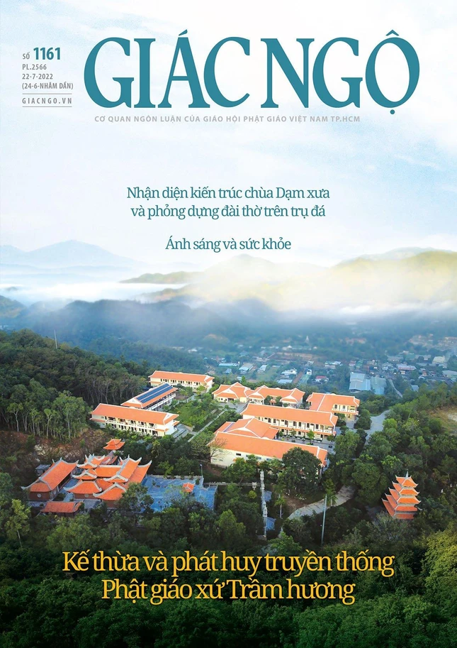 Bìa 1 báo Giác Ngộ số 1161 - Mỹ thuật: Tống Viết Diễn