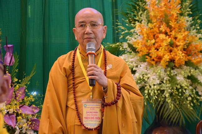 Hòa thượng Thích Khế Chơn ban đạo từ Hòa thượng Thích Khế Chơn ban đạo từ