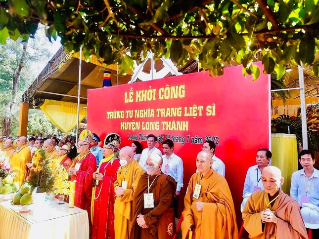 Lễ khởi công trùng tu Nghĩa trang Liệt sĩ huyện Long Thành