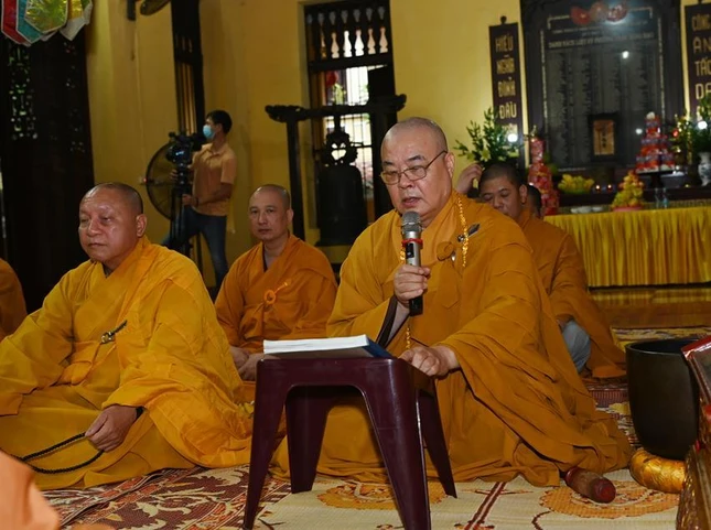 Hòa thượng Thích Thanh Nhiễu giảng về ý nghĩa của pháp Tự tứ