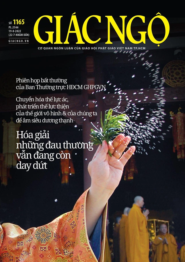 Bìa báo Giác Ngộ số 1165 - Mỹ thuật: Tống Viết Diễn