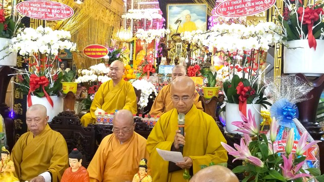 Thượng tọa Thích Thiện Quý phát biểu Thượng tọa Thích Thiện Quý phát biểu