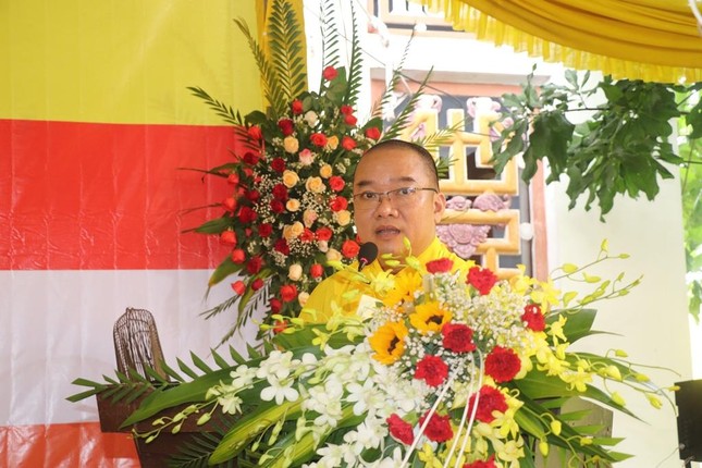 Đại đức Thích Viên Thành công bố quyết định bổ nhiệm trụ trì chùa Trâm Lý