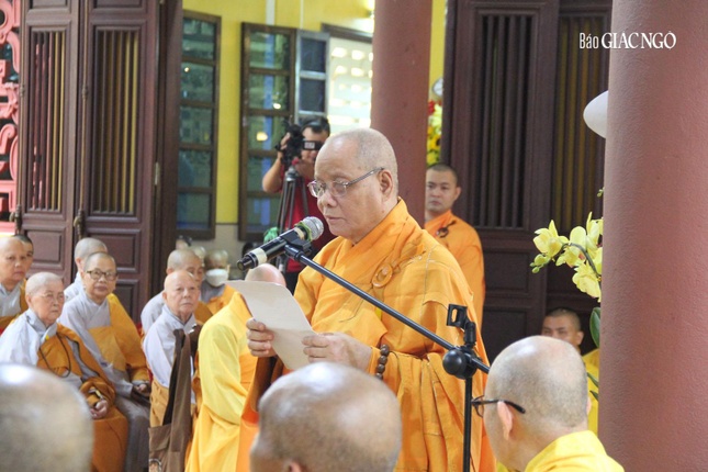 Hòa thượng Thích Thiện Toàn thành kính dâng lời tưởng niệm của Ban Trị sự GHPGVN TP.Đà Nẵng