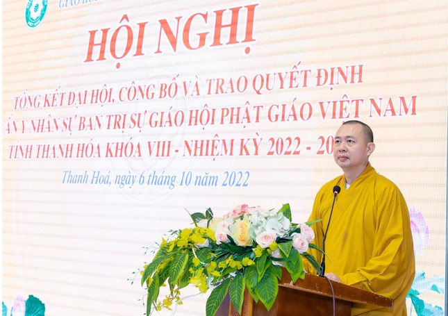 Thượng tọa Thích Tâm Đức ban đạo từ