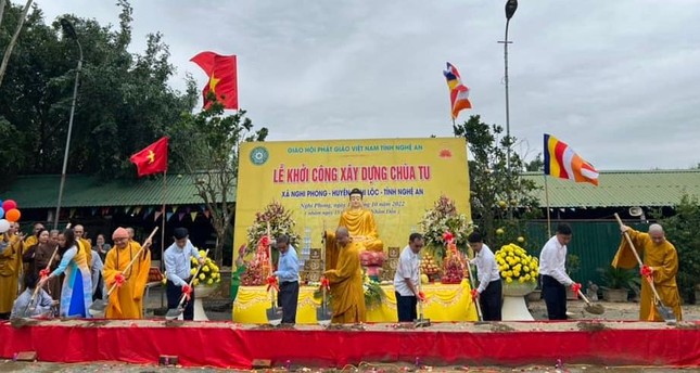 Chính thức khởi công xây dựng chùa Tu Chính thức khởi công xây dựng chùa Tu