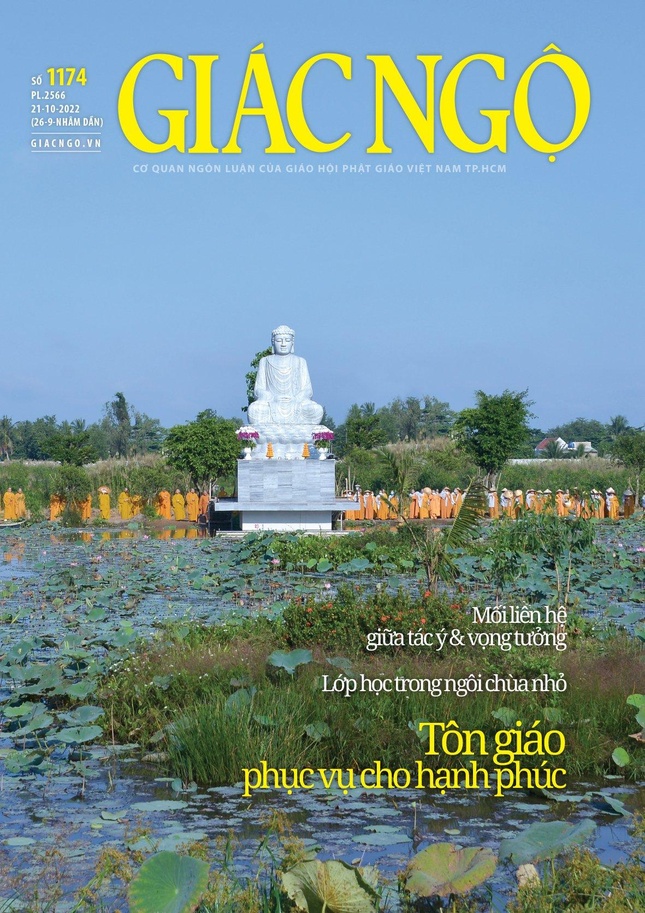 Bìa báo Giác Ngộ số 1174 - Mỹ thuật: Tống Viết Diễn