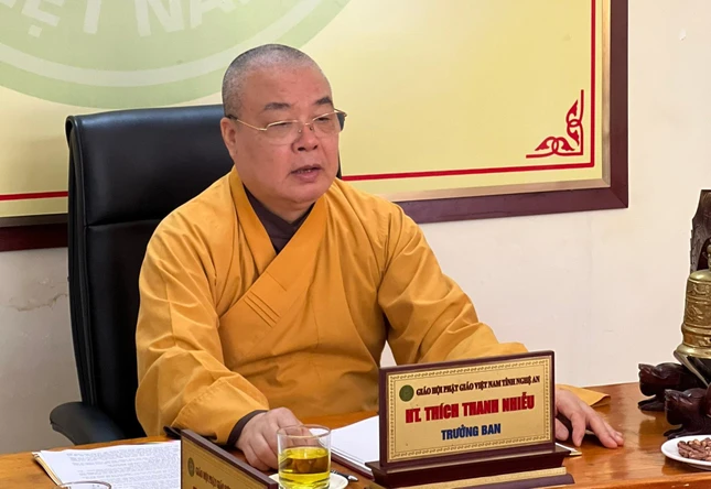 Hòa thượng Thích Thanh Nhiễu đúc kết phiên họp