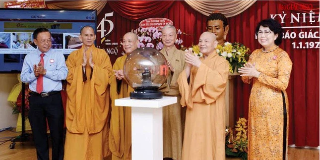 Khai trương phiên bản mới Giác Ngộ online của Báo Giác Ngộ - Ảnh: GN