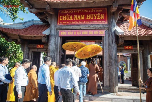 Một trong 3 ngôi chùa mới trên các đảo ở huyện đảo Trường Sa đã được phục hồi, khánh thành năm 2022 - Ảnh: Bái Đính Một trong 3 ngôi chùa mới trên các đảo ở huyện đảo Trường Sa đã được phục hồi, khánh thành năm 2022 - Ảnh: Bái Đính