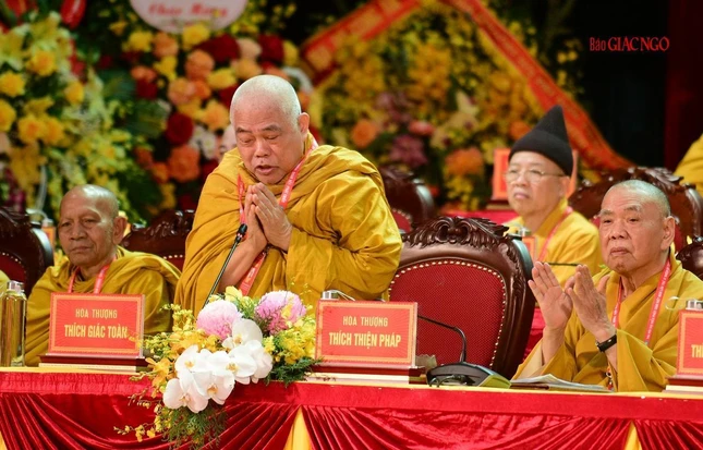 Hòa thượng Thích Giác Toàn đúc kết phiên tham luận