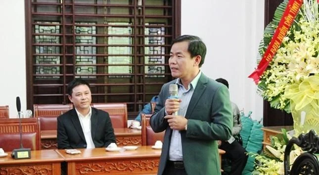 Ông Nguyễn Văn Phương phát biểu chúc mừng