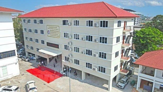 Tòa nhà văn phòng mới của Cục Xúc tiến doanh nghiệp vừa và nhỏ - Ảnh: Đỗ Bá Thành