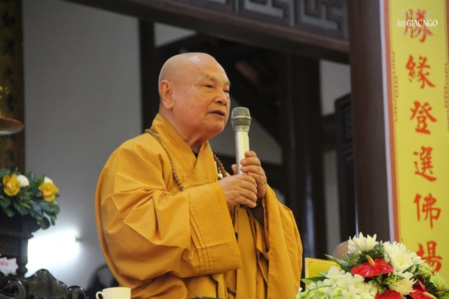 Hòa thượng Thích Thiện Nhơn ban đạo từ