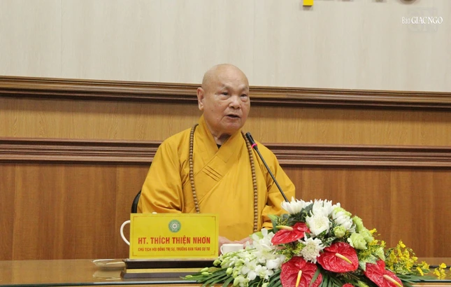 Hòa thượng Thích Thiện Nhơn ban đạo từ Hòa thượng Thích Thiện Nhơn ban đạo từ