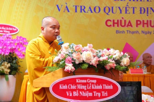 Thượng tọa Thích Trung Nguyện tuyên đọc quyết định bổ nhiệm trụ trì chùa Phước Thành Thượng tọa Thích Trung Nguyện tuyên đọc quyết định bổ nhiệm trụ trì chùa Phước Thành