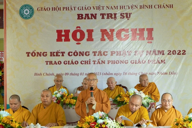 Hòa thượng Thích Huệ Minh phát biểu khai mạc