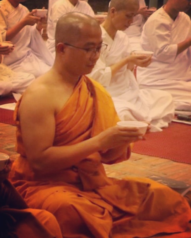 Tác giả tham gia khóa tu xuất gia gieo duyên ngắn hạn Tác giả tham gia khóa tu xuất gia gieo duyên ngắn hạn