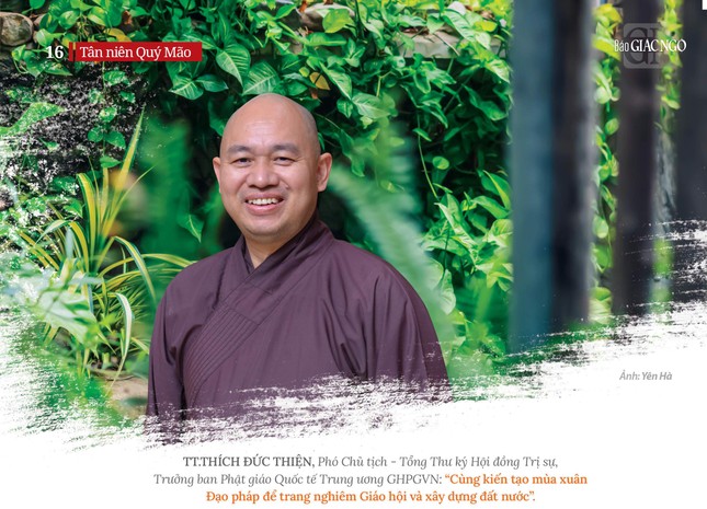 Bài trên Báo Giác Ngộ Tân niên Quý Mão, số 1187 - Thiết kế: Phòng Mỹ thuật BGN/Tống Viết Diễn