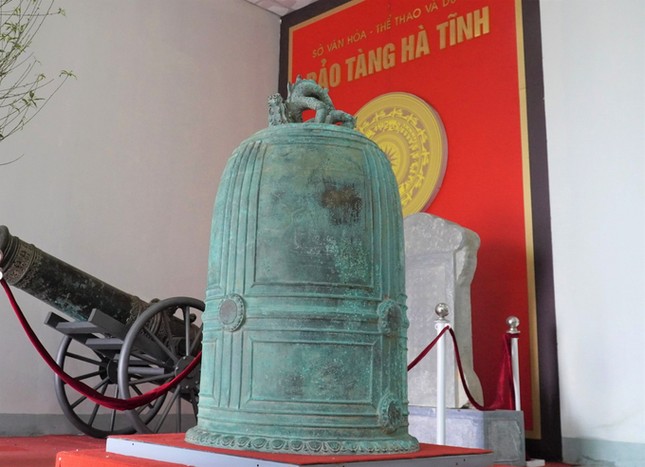 Chuông chùa Rối được lưu giữ tại Bảo tàng Hà Tĩnh