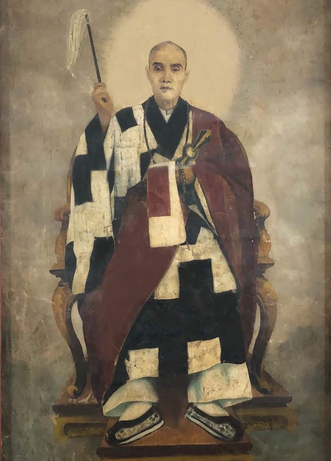 Chân dung Đại lão Hòa thượng Thích Đạt Thanh do một họa sĩ người Pháp thực hiện Chân dung Đại lão Hòa thượng Thích Đạt Thanh do một họa sĩ người Pháp thực hiện