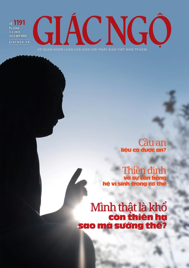 Bìa báo Giác Ngộ số 1191 - Mỹ thuật: Tống Viết Diễn
