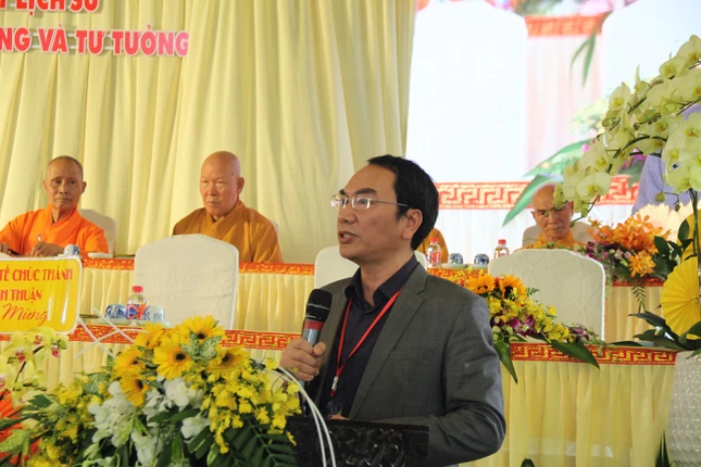 PGS.TS Chu Văn Tuấn đúc kết hội thảo sau 2 ngày làm việc