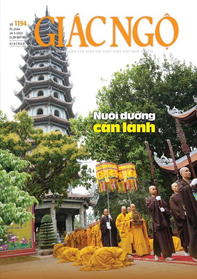 Bìa báo Giác Ngộ số 1194 - Mỹ thuật: Tống Viết Diễn Bìa báo Giác Ngộ số 1194 - Mỹ thuật: Tống Viết Diễn