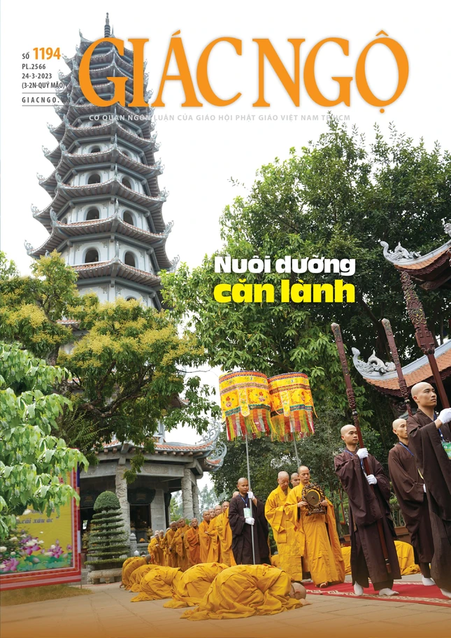 Bìa báo Giác Ngộ số 1194 - Mỹ thuật: Tống Viết Diễn