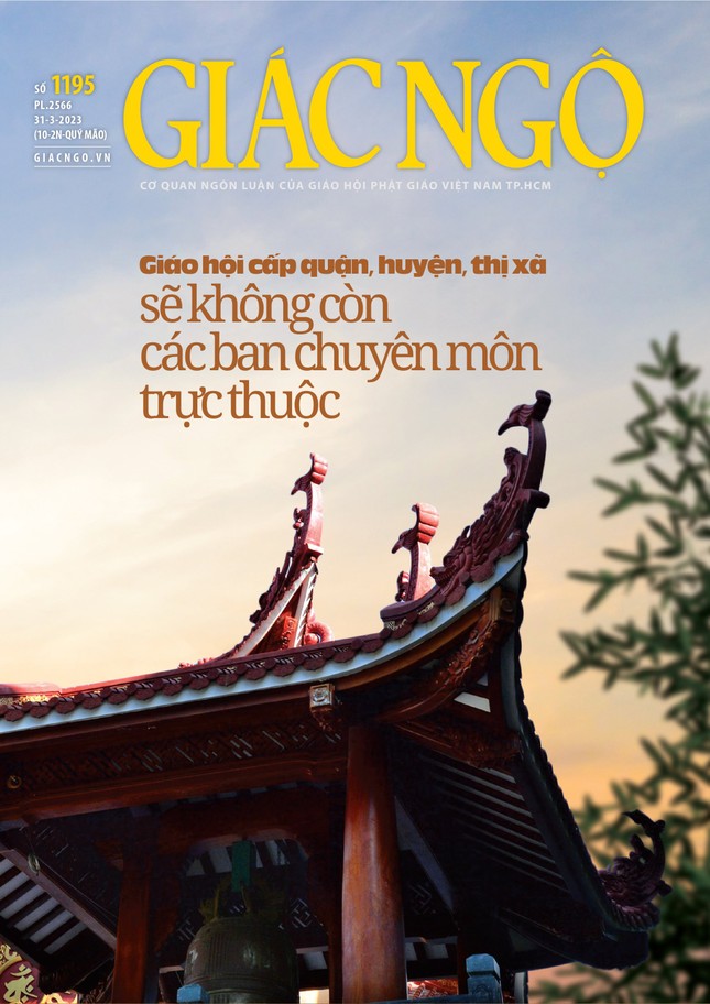 Bìa báo Giác Ngộ số 1195 - Mỹ thuật: Tống Viết Diễn