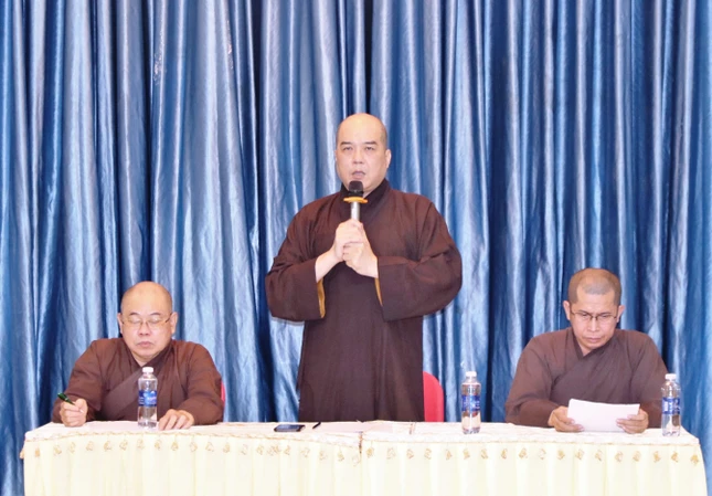 Thượng tọa Thích Truyền Cường phát biểu khai mạc