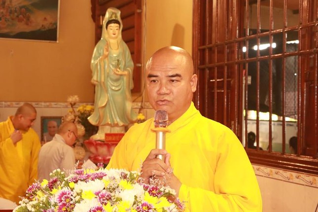 Thượng tọa Thích Tĩnh Triệt phát biểu khai mạc Thượng tọa Thích Tĩnh Triệt phát biểu khai mạc