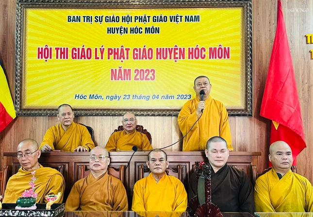 Thượng toạ Thích Minh Thanh sách tấn tinh thần tu học, tìm hiểu giáo lý đạo Phật của các cư sĩ Phật tử Thượng toạ Thích Minh Thanh sách tấn tinh thần tu học, tìm hiểu giáo lý đạo Phật của các cư sĩ Phật tử