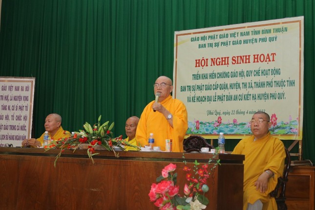 Hòa thượng Thích Ấn Chánh ban đạo từ