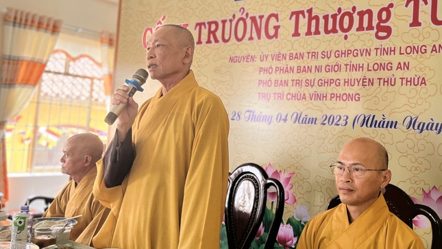 Hòa thượng Thích Thiện Huệ ban đạo từ