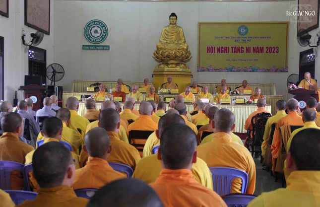 Hội nghị Tăng Ni năm 2023 của Phật giáo Thừa Thiên Huế diễn ra tại chùa Từ Đàm