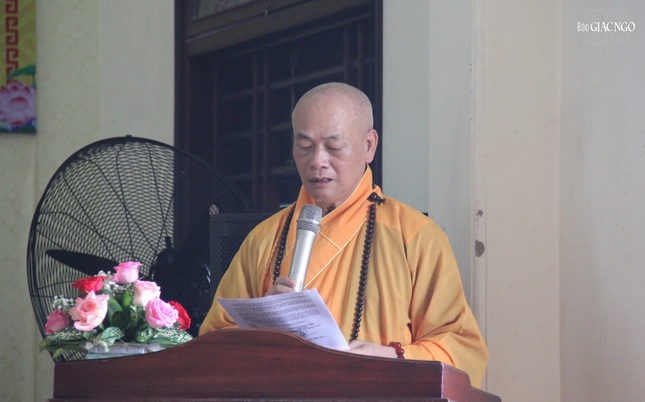 Hòa thượng Thích Giác Đạo đọc thông bạch