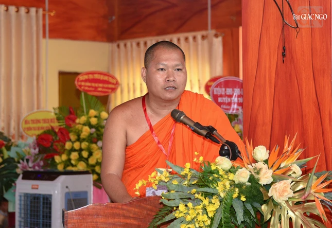 Đại đức Châu Hoài Thái đóng góp ý kiến